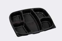 5 PARTION TRAY WITH LID NEW SHAPE