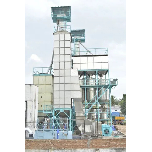 Boiled Paddy Dryer Plant - Mild Steel, 9.5 HP Electric Drive | Automatic Operation for Efficient Food Processing