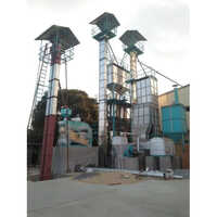 4 Ton Mini Paddy Dryer Plant - Mild Steel, 6-10 Horsepower | Automatic Electric Drive, Ideal For Food Processing