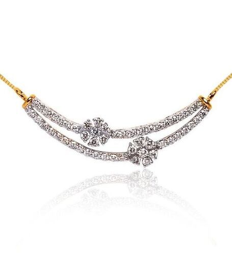 Diamond Mangalsutra 09 - Diamond Carat Weight: 0.35 Carat