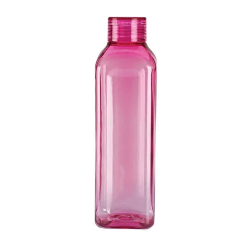 Plastic Pink Plain Water Bottle