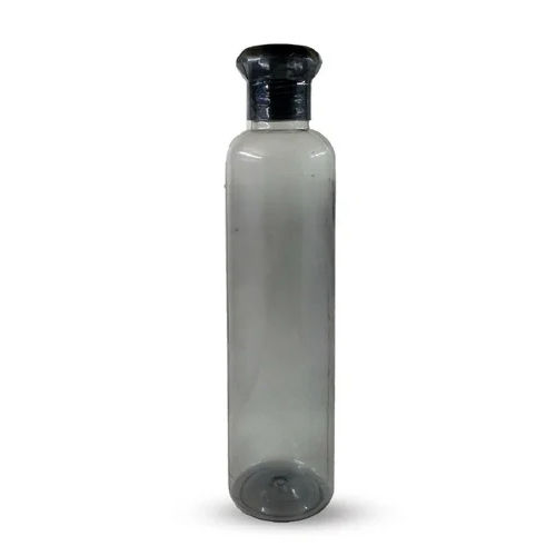 Black Screw Cap Plastic Water Bottle