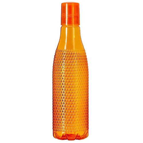 Orange Plastic Water Bottle