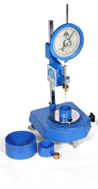 Standard Penetrometer - Mild Steel & Aluminum, Custom Dimensions, Analog Dial Display | High Accuracy For Soil Penetration Resistance, 0-100 Kg Measurement Range, Manual Operation, 1-year Warranty