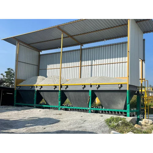 Fully Automatic 4 Bin Batching Plant