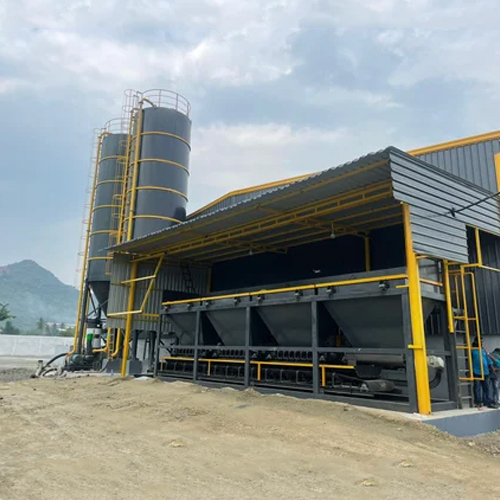 Fully Automatic 4 Bin Batching Plant With Silo