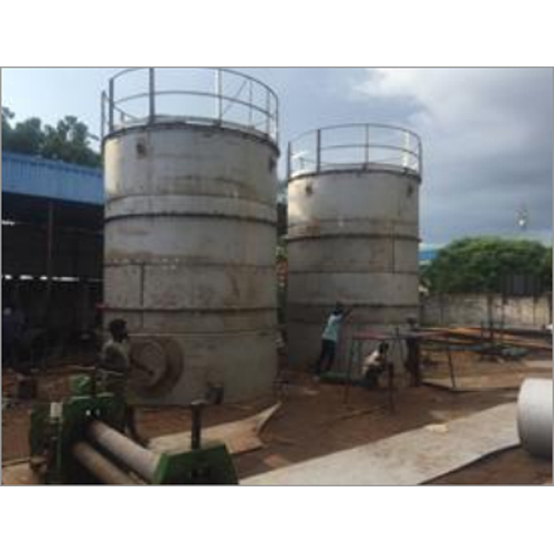 Gray Storage Tanks