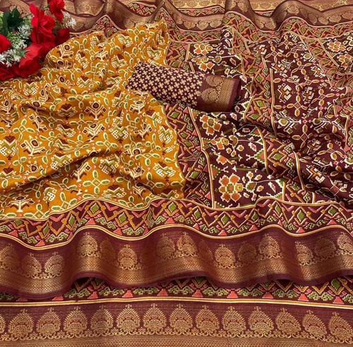 Heer Mustard Soft Linen Silk Saree