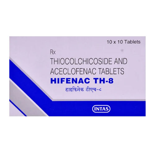 Thiocolchicoside And Aceclofenac Tablets Organic Medicine