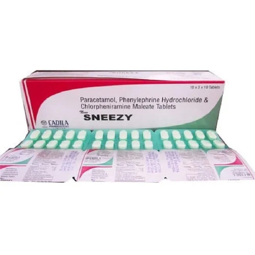 Paracetamol Phenylephrine Hydrochloride And Chlorpheniramine Maleate Tablets