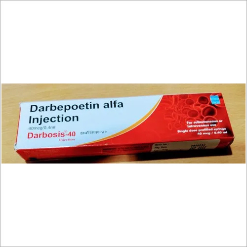 40 Mcg Darbepoetin Alfa Injection Shelf Life: 24 Months