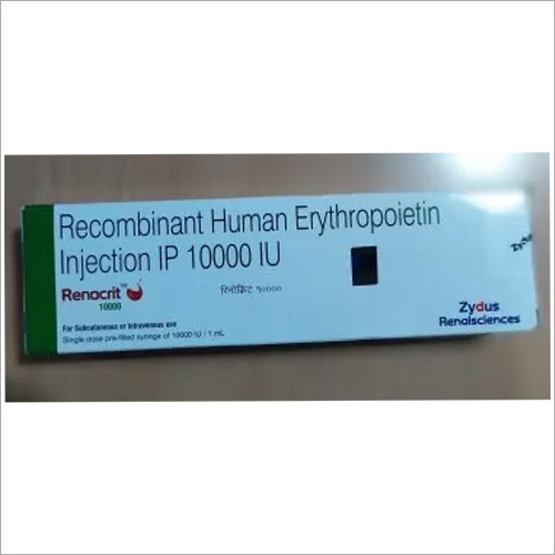 Renocrit 10000 Injection Ip Shelf Life: 24 Years