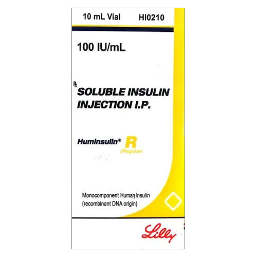 Liquid Soluble Insulin Injection Ip