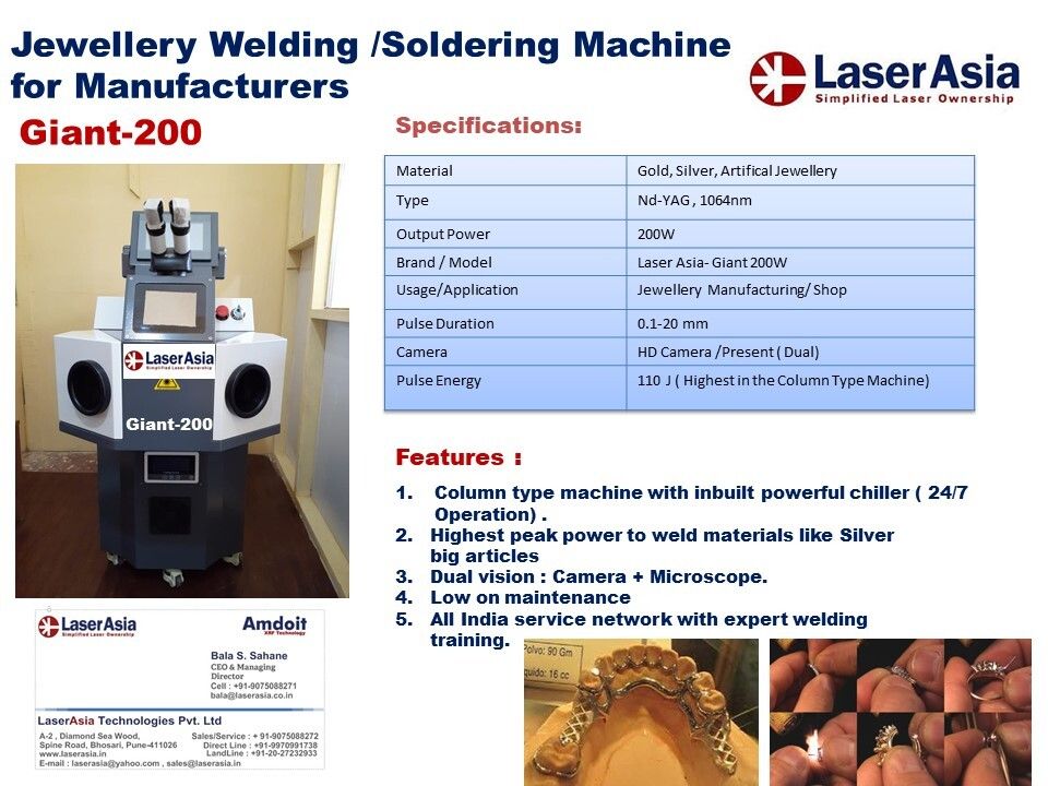 jewelry laser soldering machine