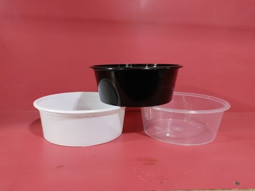 Transparent Round Container Plain