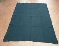 Donation Black Blankets - 100% Polyester, Full Size 60x90 Inches, Solid Black Color | Adults & Children, Hemmed Edges, Versatile For Bedding, Hospitals, Military, Picnics