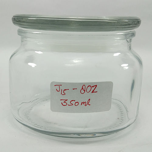 Plain 350 Ml Vacuum Glass Jar