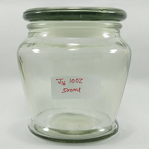 Plain / Printed 500 Ml Vacuum Glass Jar