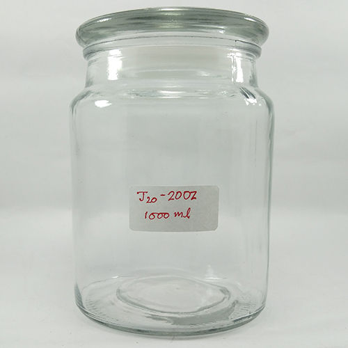 1000 ml Transparent Vacuum Glass Jar