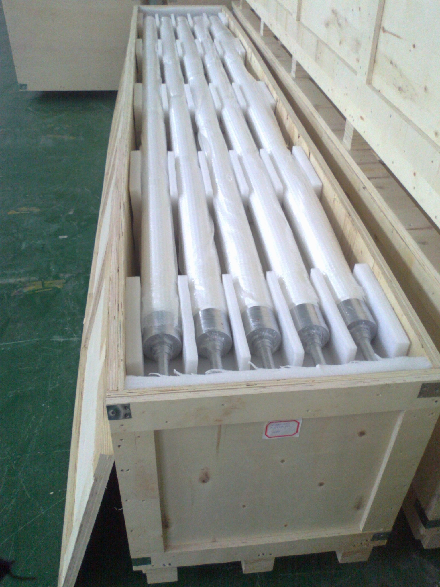 fused silica ceramic rollers for glass tempering furnace