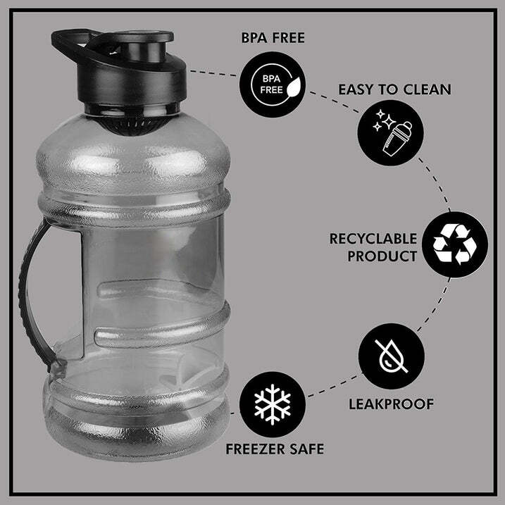 SPORTS GYM 1.5 LITERS GALLON WATER BOTTLE