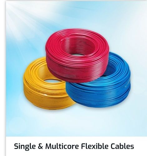 Single And Multicore Flexible Cables Cable Capacity: 1100 Volt (v)