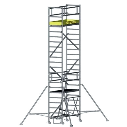 Industrial Aluminium మొబైల్ Scaffold Tower