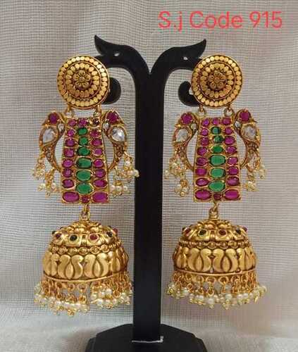 BEAUTIFUL POLKI EARRING