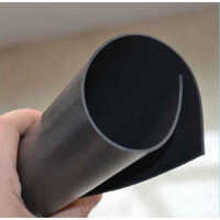Neoprene Rubber Sheet (cr) - Color: Black