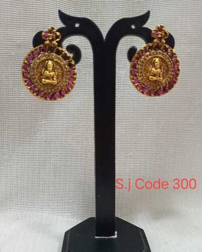 TOPS POLKI EARRING