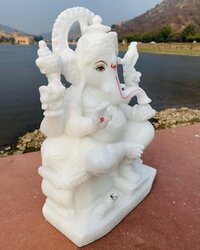 White Marble Ganpati Statue