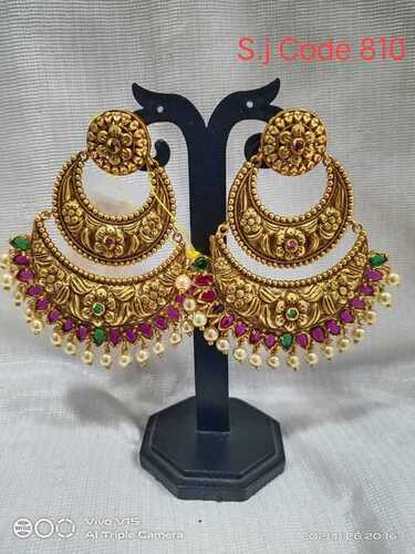 CHANDBALI POKI EARRING