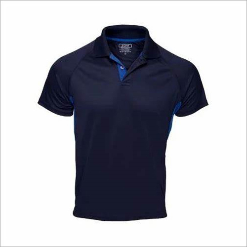 Polo Blue T Shirt - Polyester Sizes S-XL | Modern Thermoregulating Fiber Breathable and Moisture-Wicking Long-Lasting Color Retention
