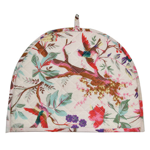 White-Multicolor Printed Fancy Tea Cosy