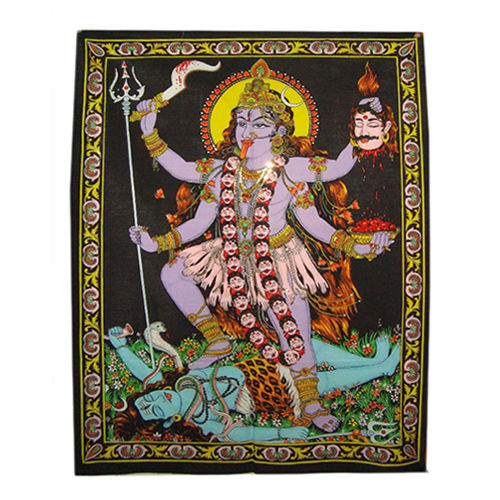 Multicolor Maa Kali Poster