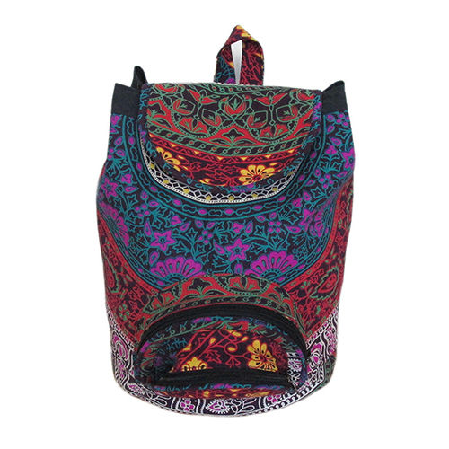 Multicolor Designer Backpack Bag