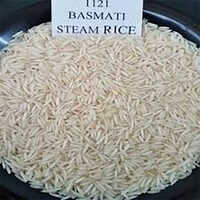 1121 Basmati Steam Rice - Long Grain, White Color, Dried Style | 100% Purity, Soft & Fluffy Texture, Aromatic Flavor, Ideal For Biryani