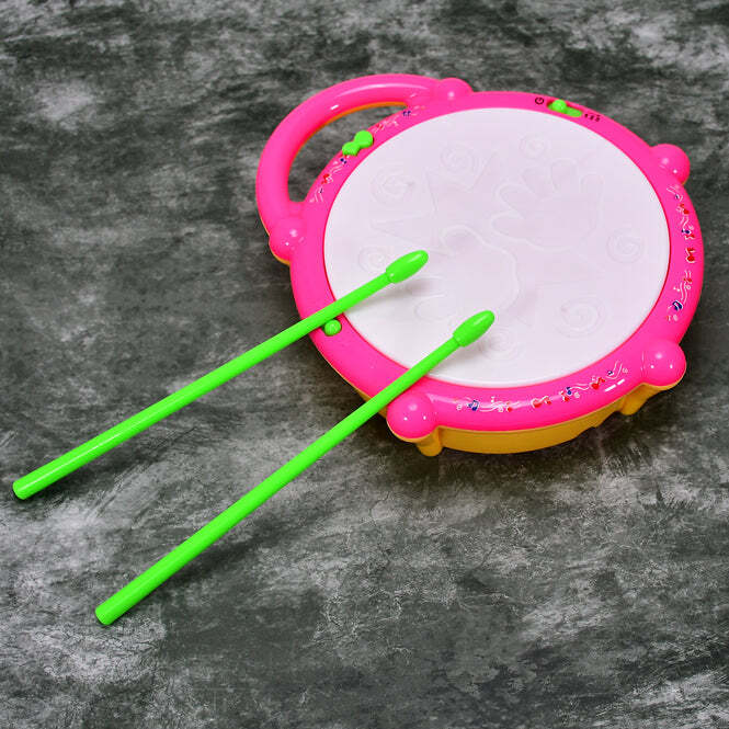 FLASH DRUM TOYS FOR KIDS WITH LIGHT