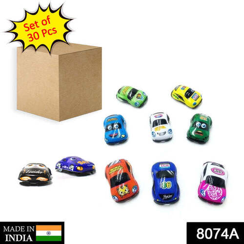 30 Pc Mini Pull Back Car Age Group: Under 12 Months