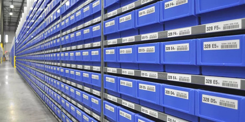 Rack Stickers - Pvc Material, Multicolor Design | Custom Printed Labels, Cold Storage And Harsh Environment Options, Barcode Integration