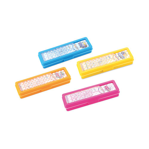 Multicolor School Time Pencil Box