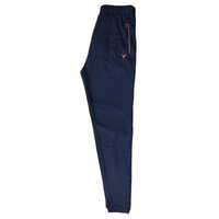 Mens Solid Blue Track Pant