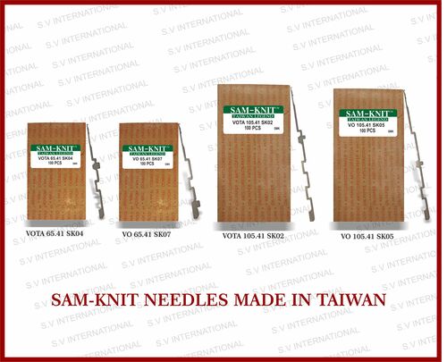 Sam-Knit Brand Needles Made In Taiwan