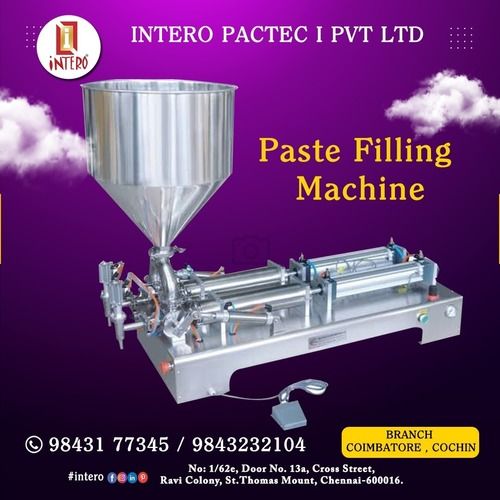 PASTE FILLING MACHINE - SINGLE HEAD COIMBATORE