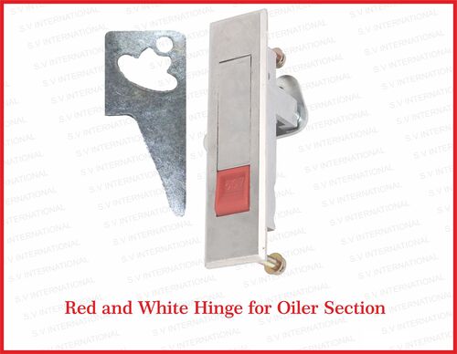 Red and White Hinge For Oiler Section