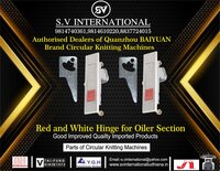 Red and White Hinge For Oiler Section