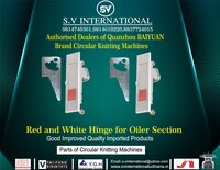 Red and White Hinge For Oiler Section