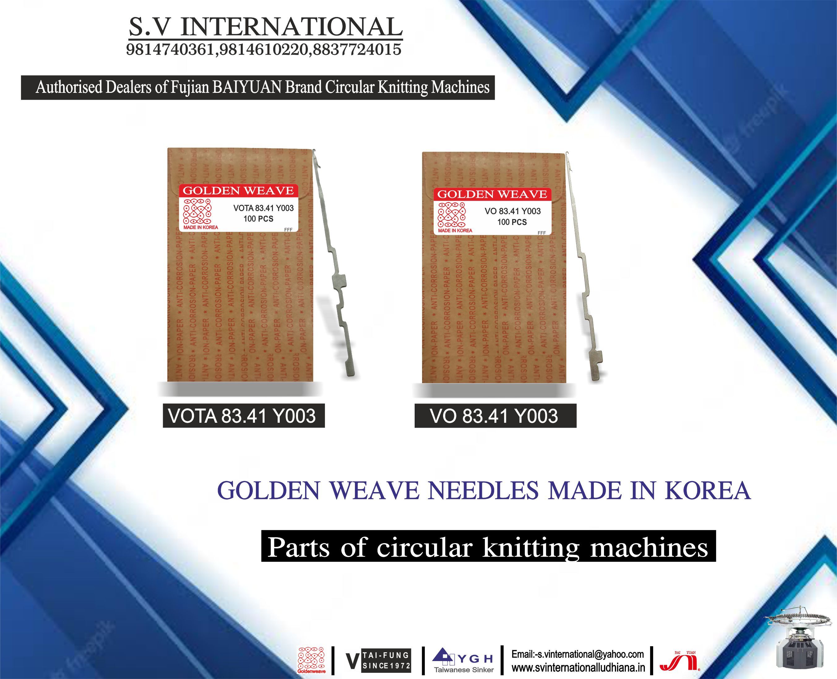 VOTA-VO 83.41 Y003 - Golden Weave Brand Made in Korea