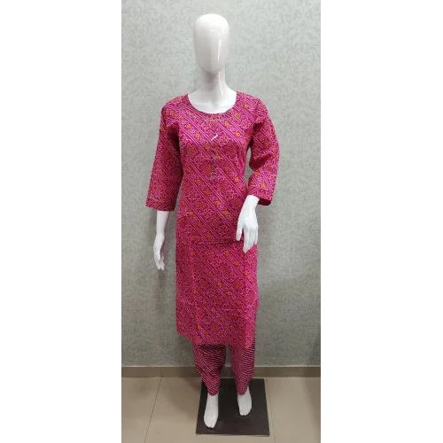 Jaipur Kurti Women's Cotton Blend Kurta Pant Set (JKPAT4766_Pink_XL), Pink,  XL price in Saudi Arabia | Amazon Saudi Arabia | kanbkam