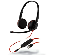 Plantronics Blackwire 3225 Usb Headphone - Application: Office And Call Center
